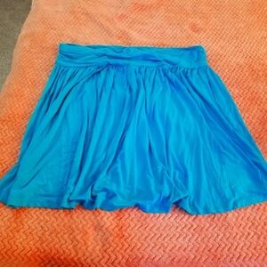 Lane Bryant Blue Low Rise Skirt